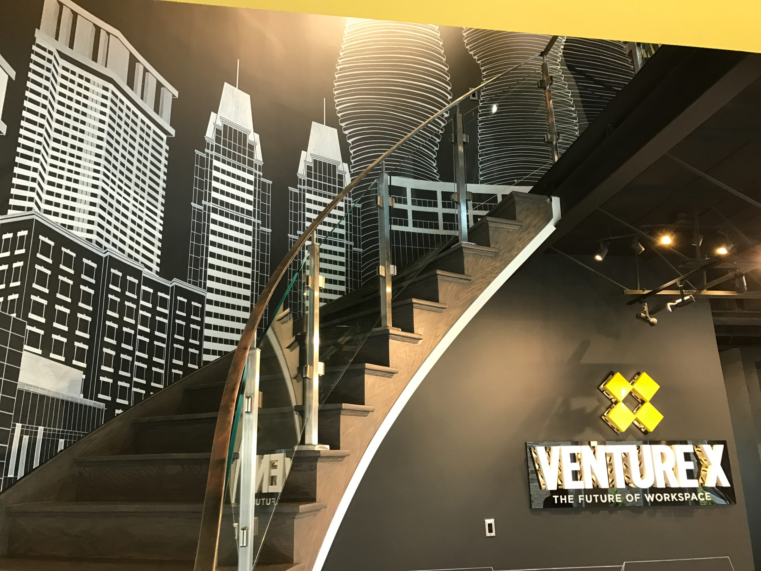 Venture X Canada interior stairwell