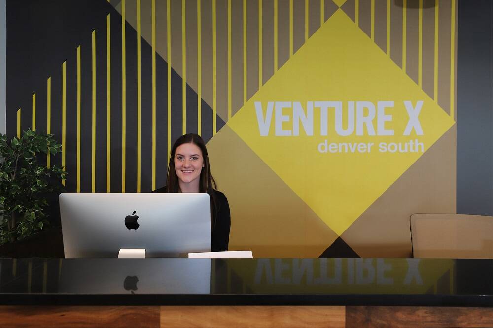 Venture X Denver reception area
